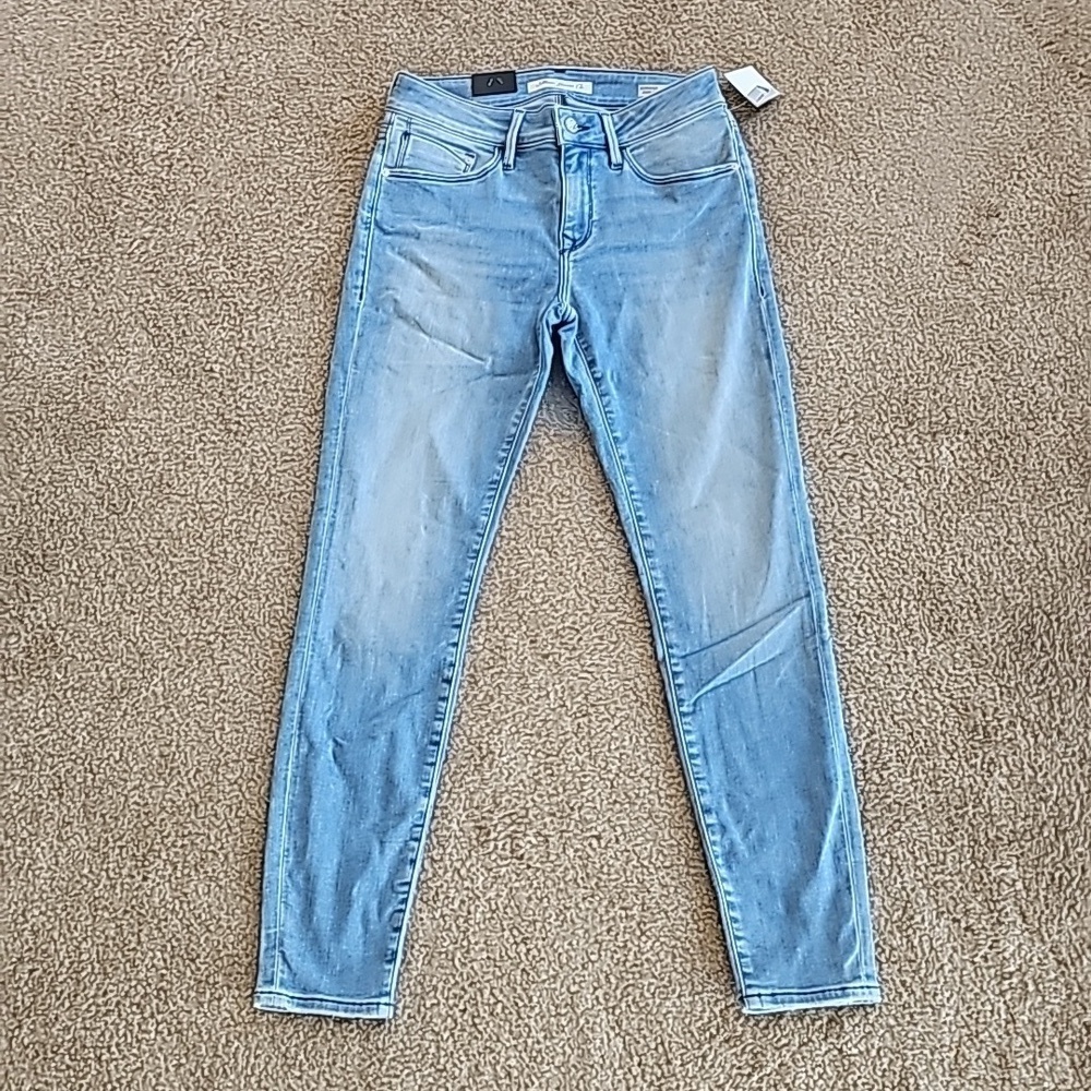 Mavi Adriana Ankle Super Skinny Light Denim Jeans Size 27